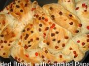 Braided Bread Challah with Candied Papaya Chunks Eggless #BreadBakers