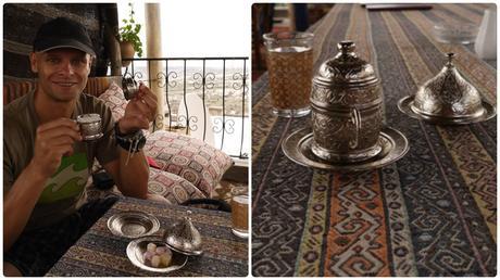 “black as hell, strong as death, and as sweet as love” I loved the fancy little cups and sweets served with Turkish coffee!