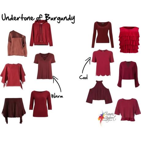 How to Distinguish the Undertone of Red and Burgundy