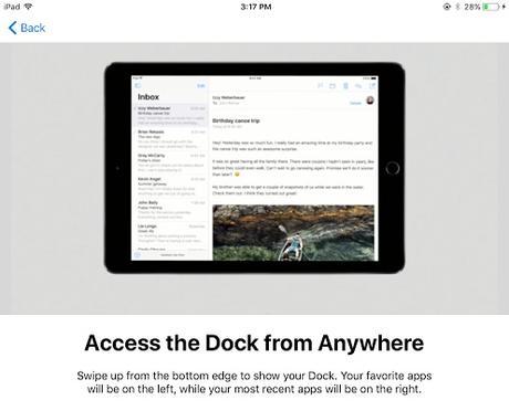 iOS 11 Updated Dock