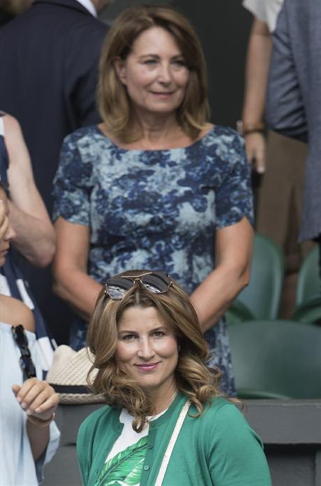 Carole Middleton scrounged some free Wimbledon tickets off Mirka Federer