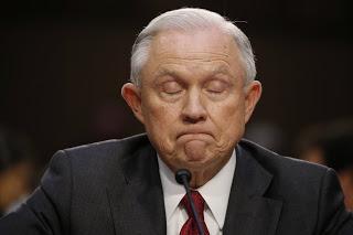With questions about DOJ settlement in Russian money-laundering case, plus release of his lies on security form, Jeff Sessions sinks deeper into muck