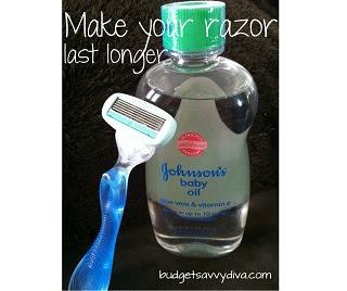 Image: How to Extend the Life of Your Razor (with Baby Oil)