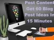 Find Blog Post Content! Ideas Minutes