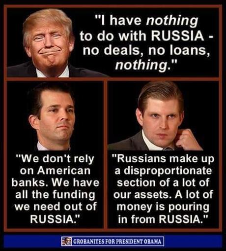 Follow The Money - It's What Ties Trump To Russia