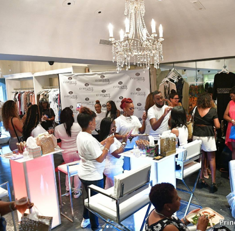 RHOP GIZELLE BRYANT HOSTS POP UP SHOP AT RHOA NENE LEAKES SWAGG BOUTIQUE