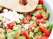 Chickpea, Tomato, Feta Salad