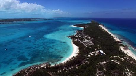 Stocking Island Exumas Bahamas drone
