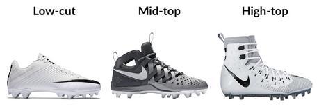 Low-cut vs Mid-top vs High-top - How to Choose Lacrosse Cleats - Athlete Audit