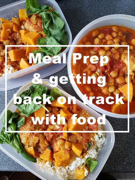 MEAL PREP & GETTING BACK ON TRACK WITH FOOD