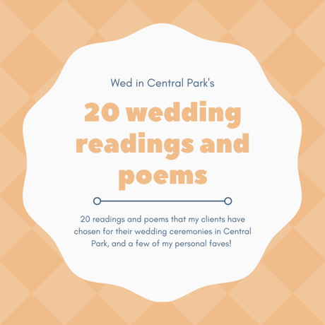 20 Wedding Readings and Poems