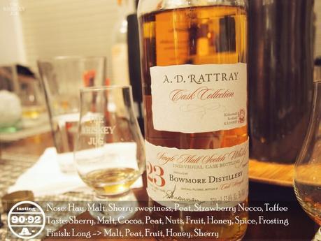 1989 A.D. Rattray Bowmore 23 Years Review