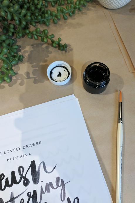 A Brush Lettering Workshop A Brush Lettering Workshop