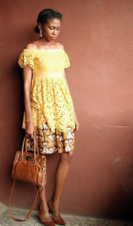 Off Duty Style // Vlisco Ankara Crown Print Skirt