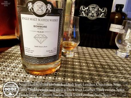 1987 Malts Of Scotland Bowmore 30 Years Review