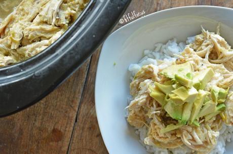 Stupid Easy Slow Cooker Chicken Verde (paleo, gluten free)