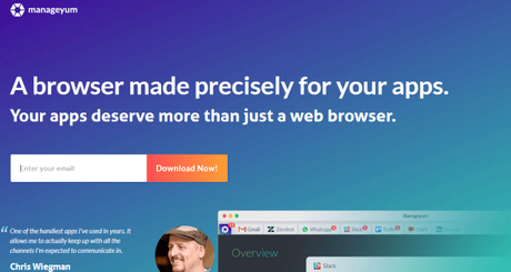 Manageyum Review: A Browser Made Precisely For Your Apps