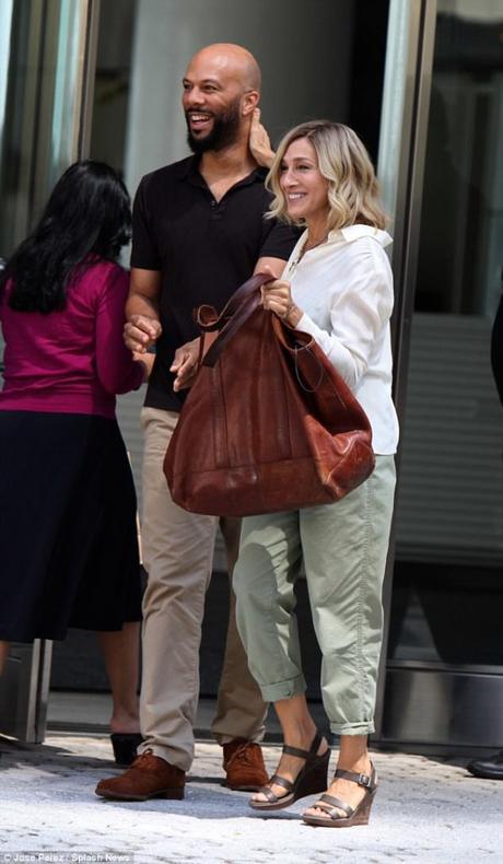 SARAH JESSICA PARKER & COMMON ON THE SET OF THEIR NEW MOVIE “BEST DAY OF MY LIFE”