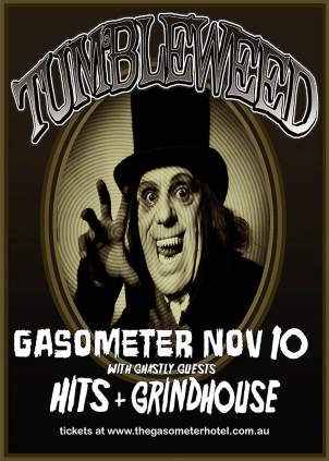 TUMBLEWEED Announce Headline Show at Melbourne’s The Gasometer