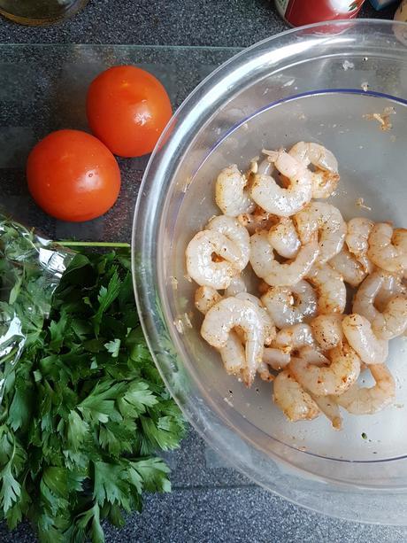 MEAL PREP | ONE PAN LEMON BUTTER GARLIC PRAWNS