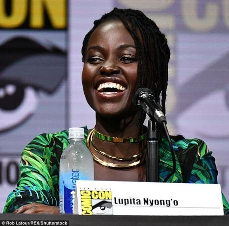 THE BLACK PANTHER CAST & LUPITA NYONG’O GREEN JUMPSUIT STOLE THE SHOW AT COMIC CON