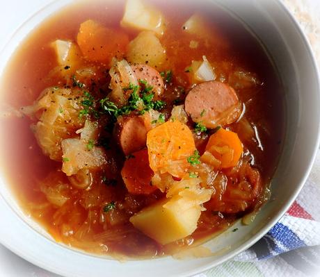 Crockpot Sauerkraut Soup