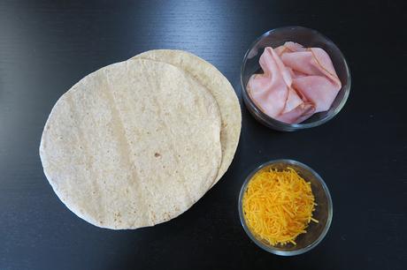 ham and cheddar quesadilla recipe