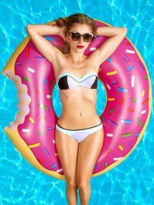 donut swimming ring