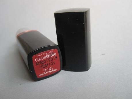 Maybelline Color show Lipstick Cream Caramel Review