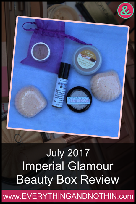 July 2017 Imperial Glamour Beauty Box Review