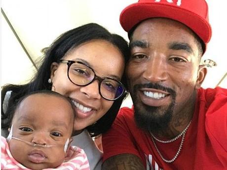 JR SMITH & WIFE JEWEL SPENT THE WEEKEND IN MIAMI WITH MIRACLE BABY DAKOTA & DAUGHTERS PEYTON AND DEMI