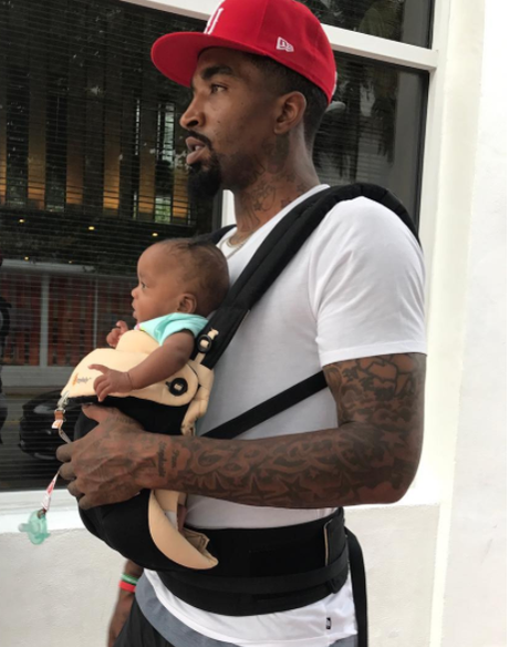 JR SMITH & WIFE JEWEL SPENT THE WEEKEND IN MIAMI WITH MIRACLE BABY DAKOTA & DAUGHTERS PEYTON AND DEMI