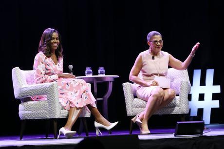 MICHELLE OBAMA DISCUSSES BEING THE FIRST AFRICAN AMERICAN FIRST LADY + PEOPLE NOT SEEING HER FOR WHO SHE IS BECAUSE OF HER SKIN COLOR