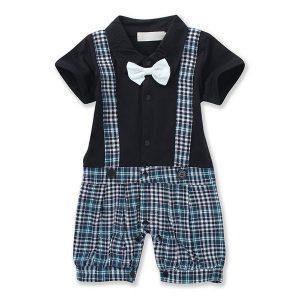 Father And Daughter Cosplay Baby Boy Kids Bowknot Gentleman Romper Jumpsuit