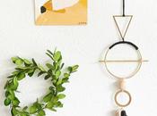 Geometric Metal Wall Hanging