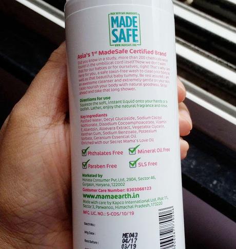 Review // Mamaearth Calming Body Wash For Mama