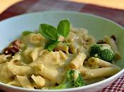 Vegan Garlic Alfredo with Dried Tomatoes