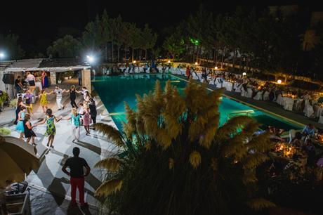 Romantic fall wedding in Skyros | Vicky & George wedding-hotel-pool