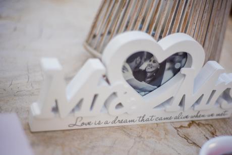 Romantic fall wedding in Skyros | Vicky & George mr-and-mrs-wedding-decoration