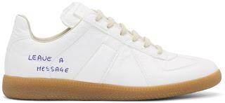 Leave Your Message:  Maison Margiela White Replica Pen Sneakers