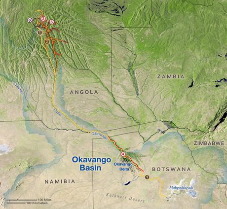 Team of Adventurers Explore Okavango Source Waters for the First Time