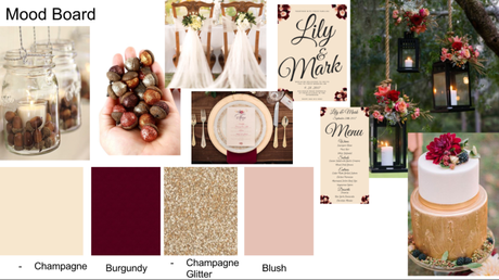 Falling In Love – Burgundy and Gold Wedding Inspiration
