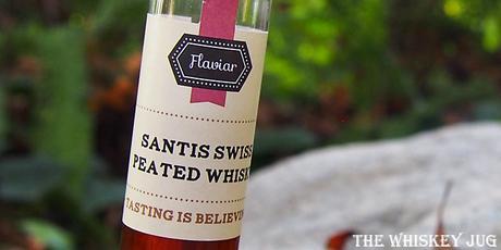 Santis Dreifaltigkeit Peated Swiss Whisky Label