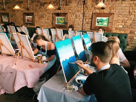 5. Try the Brush & Bubbles Art Class at The Jam Tree Chelsea – Thursday 17th August