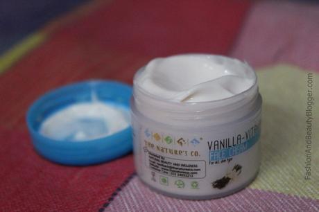 The Natures Co Vanilla Vitamin E Face Cream