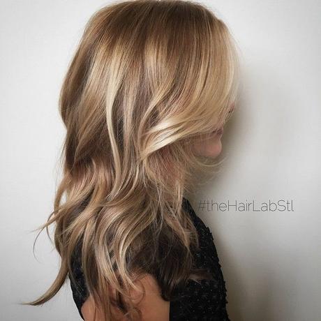 Soft blonde highlights