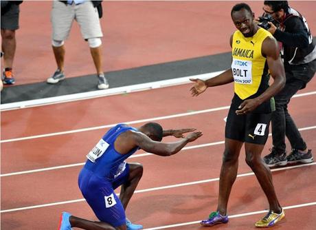 Usain Bolt Sunset ~ loses to Justin Gatlin at IAAF 2017