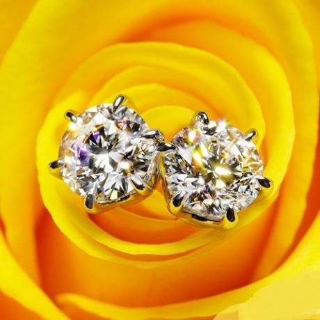 Diamondseeker 2.55 ctw ACA Stud Earrings