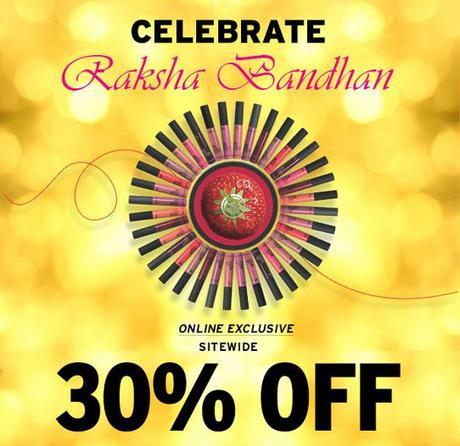 The Body Shope opens its heart this Rakshabandhan and gives 30% off. Yay!!