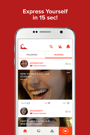 Scorp-Meet people, Chat anonymously, Watch videos